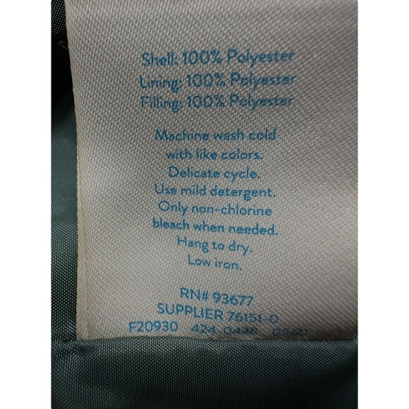 Thereabouts Army Green Puffer Vest L 14/16 - Picture 8 of 10